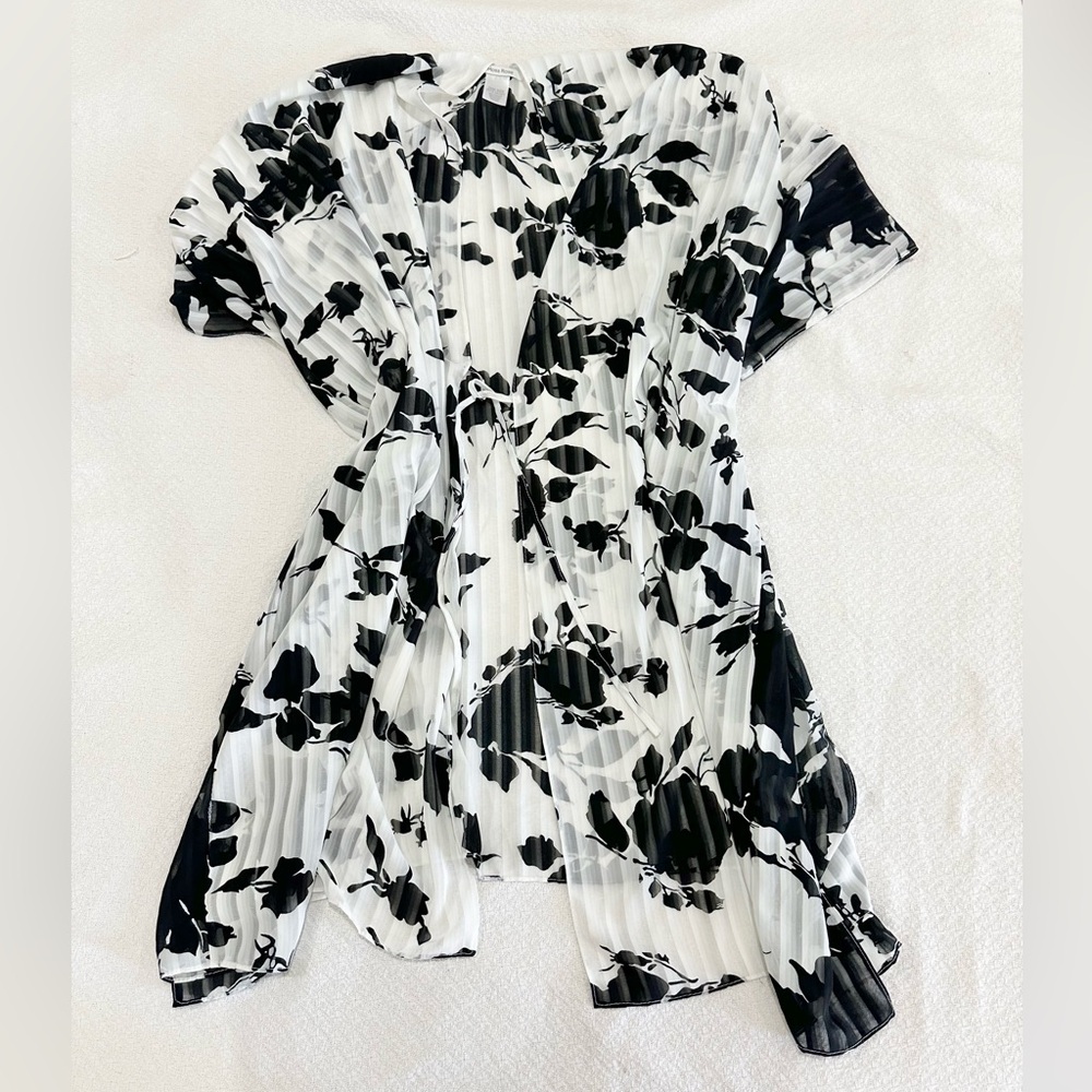 Moss Rose Chiffon Kimono
